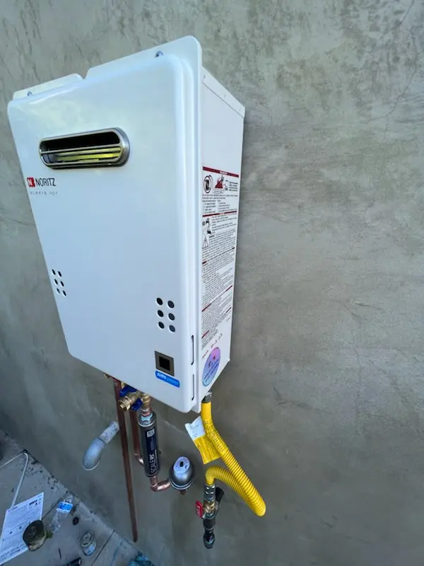 Tankless water heater installation for Esther Short homes